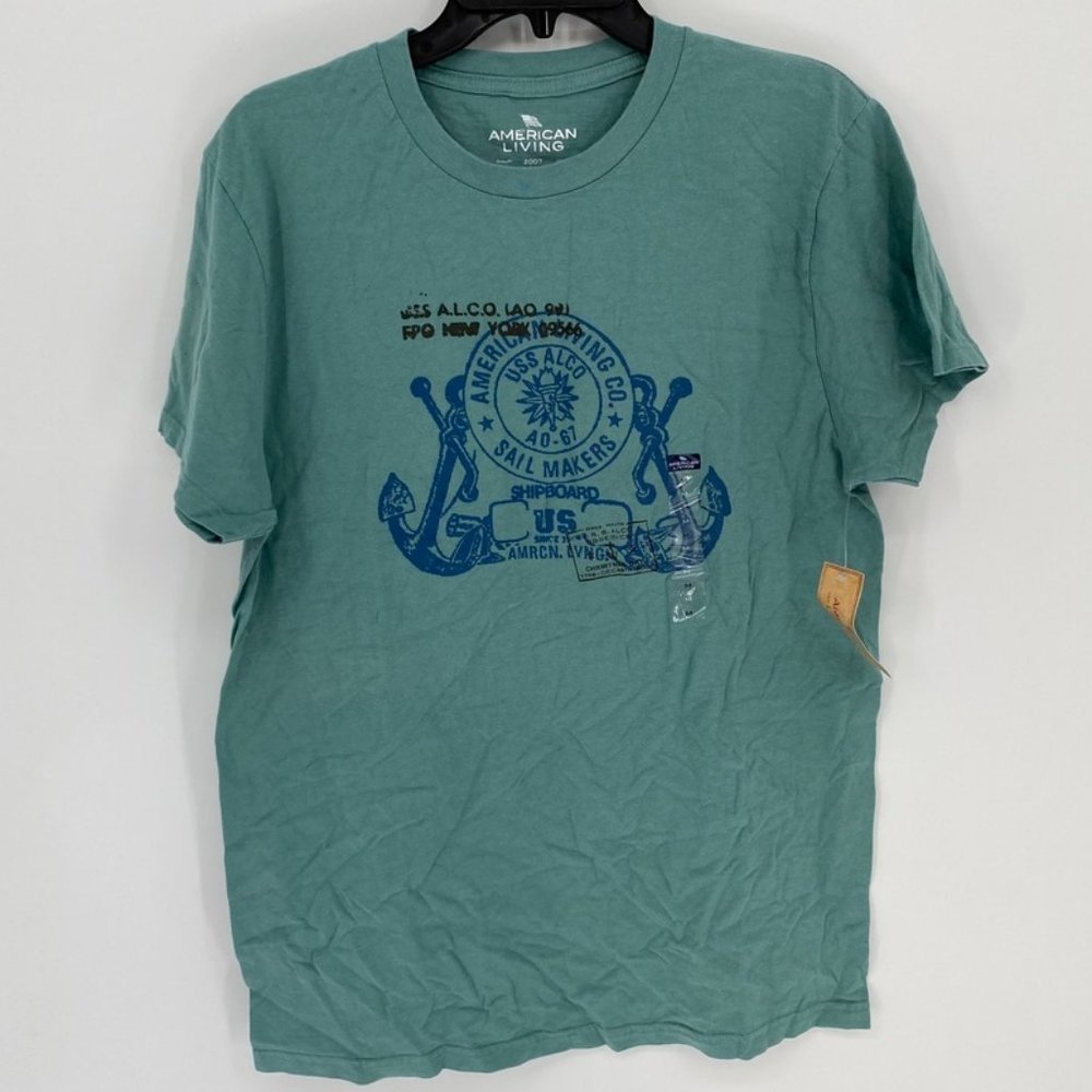 American Living Men's Fall Turqu T-Shirt